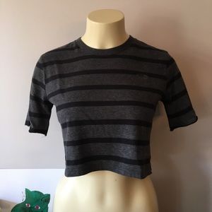 Vans striped crop top
